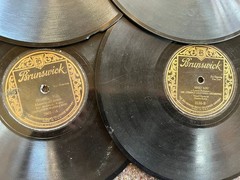 Lot of 12x BRUNSWICK pre-war 1920s-1930s Pop/Jazz/Vocal RARE!! 10″ 78rpm