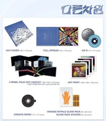 T.O.P [ANOTHER DIMENSION] 1st Album 3 Ver SET/3CD+9 Leaflet+12 Art Print+3 Glove