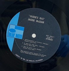 LP: Jackie McLean, Jackie’s Bag, Blue Note BST 84051, Reissue, Stereo, 1970, Har