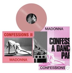 MADONNA CONFESSIONS II EXCLUSIVE LIMITED EDITION BABY PINK VINYL LP NEW SEALED