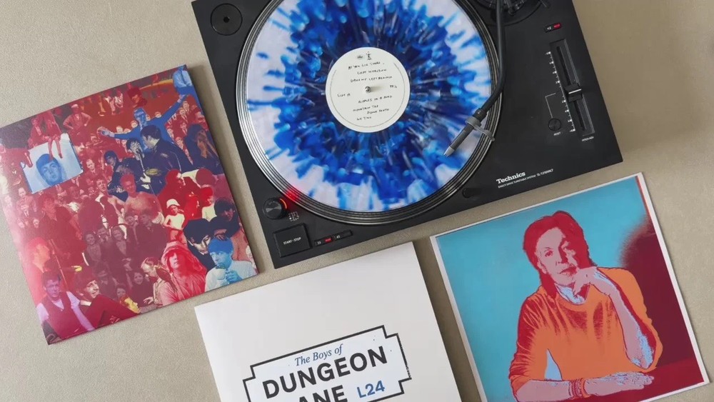 Paul McCartney Dungeon Lane Blood Records Blue & White Splatter Vinyl Ltd 4000