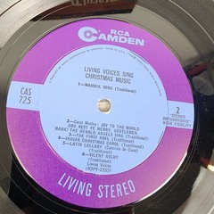 Living Voices – Sing Christmas Music (Foil cover) – LP Vinyl Record 1962