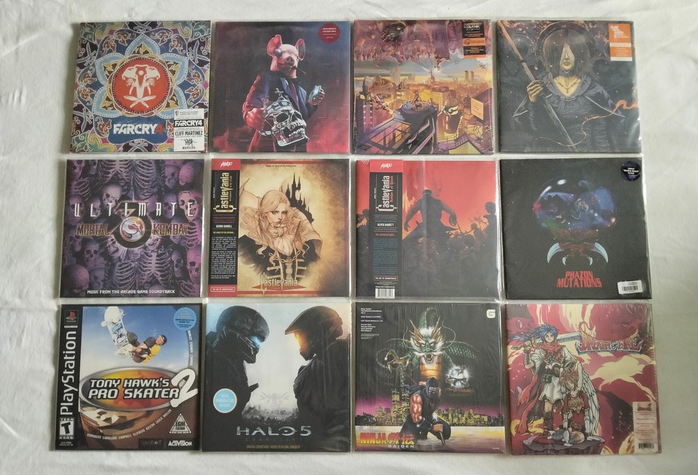 Video Game Soundtrack Ost Lot 12 Albums 22 Colored Vinyl LP’s 7 Are Sealed NICE!