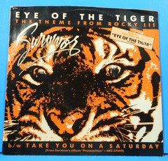 SURVIVOR EYE OF THE TIGER 7″ 45 RPM 1982 GREAT CONDITION! VG++/VG+!!C
