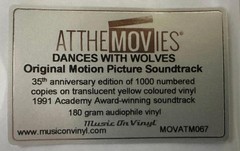 John Barry – Dances With Wolves (Original Motion Picture Soundtrack) (LP) (Mint