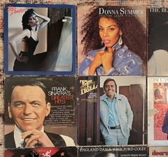 Vintage Vinyl Record Lot of 17 LPs – 70s 80s Rock Pop Soul Country Doors Summer