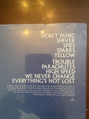 Coldplay : Parachutes (2025 Limited 140g EcoRecord Vinyl LP) NEW/SEALED