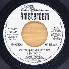 LOIS WISE – ARE YOU SURE YOU LOVE ME? – SPOKEN WORD JAZZ 45 PROMO AMSTERDAM