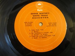 Edgar Winter’s White Trash – Roadwork – 2xLP 1972 Epic – Blues Rock,Pitman Press