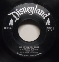 Professor Ludwig Von Drake – 1961 NM 45 EP on Disneyland