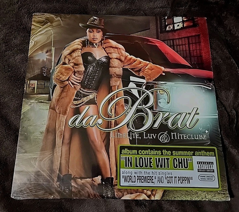 DA BRAT LIMELITE LUV & NITECLUBZ 2003 SEALED VINYL LP RECORD JERMAINE DUPRI