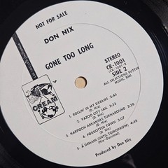 Don Nix – Gone Too Long 1976 Cream Records CR-1001 Vinyl LP PROMO Blues Rock