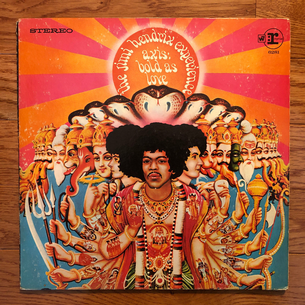 Jimi Hendrix Experience – Axis Bold As Love LP Reprise RS 6281 1972 Pressing