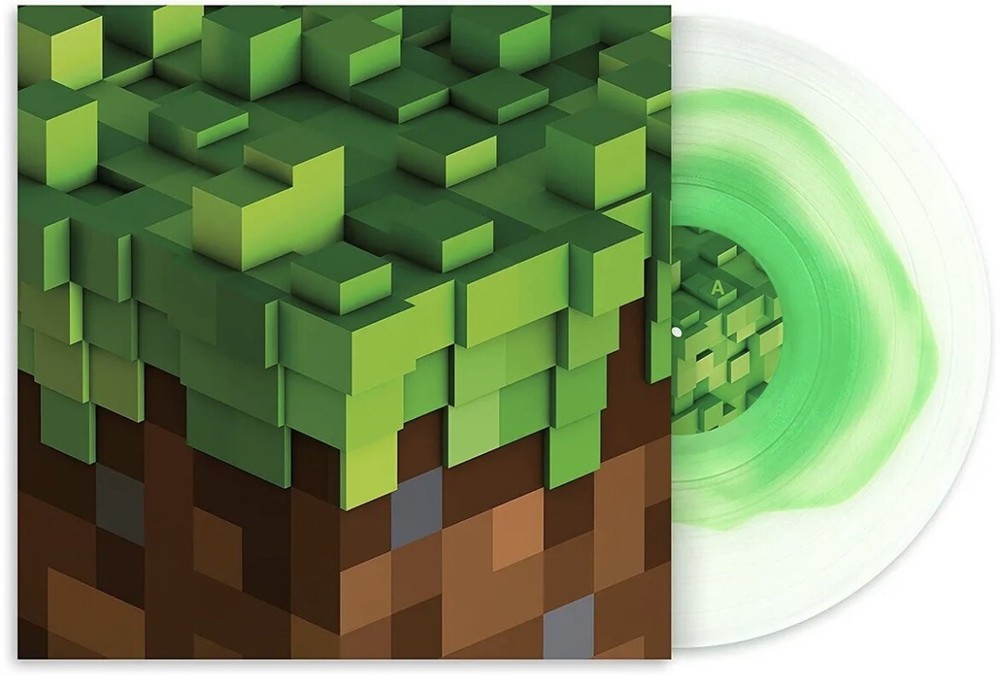 C418 Minecraft Volume Alpha CLEAR & GREEN VINYL LP video game soundtrack ost New