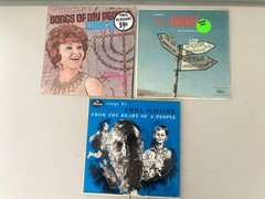 Lot of 5 33RPMs – Music, Sounds and Songs of Isreal – See Notes for Titles