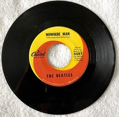 45 RECORD – THE BEATLES – NOWHERE MAN Cap 5587 Sctanton Press EX/EX