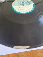 RARE DISNEY 7 x 78rpm Acetate MICKEY MOUSE 21st BIRTHDAY UK Radio Transcription