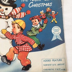 Vtg Tops for Tots Records Frosty the Snowman & The Night Before Christmas 78 RPM