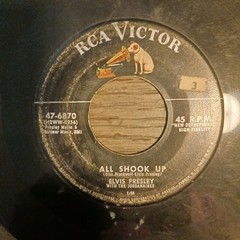 vintage elvis presley 45 rpm records