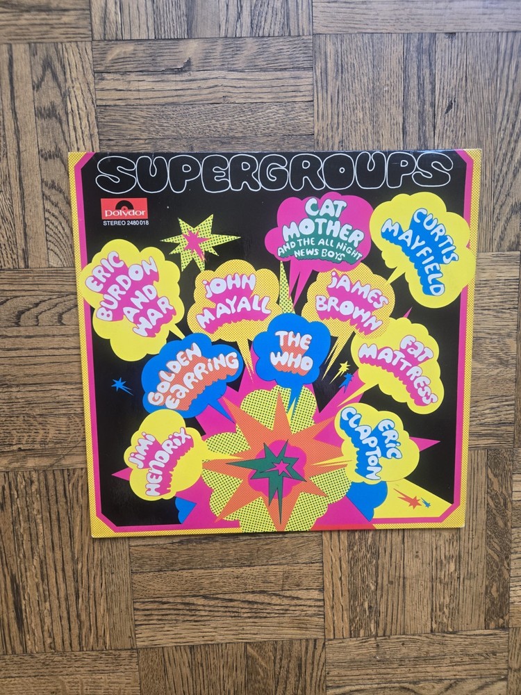 Supergroups – Volume 3 Polydor 2480 018 – LP Vinyl James Brown, The Who, Hendrix