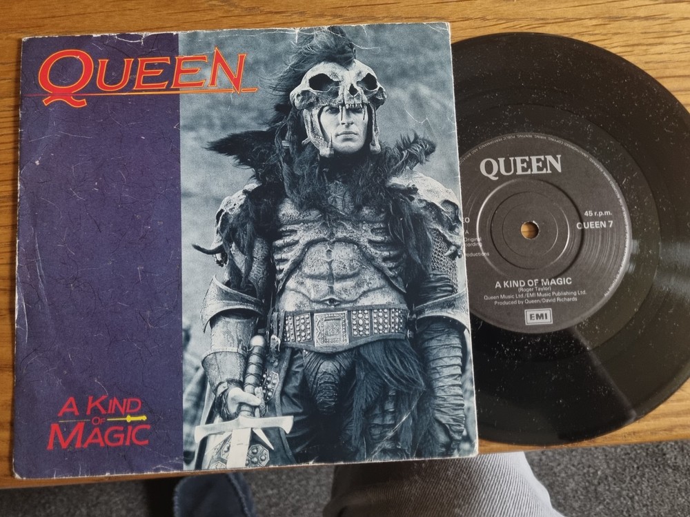 Queen – A Kind Of Magic 7″ Single 1986 Highlander EMI Records QUEEN 7