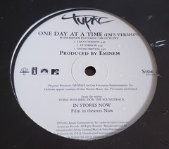 Tupac – One Day At A Time 12″ Vinyl Single 2003 Brand New SEALED Eminem Outlawz