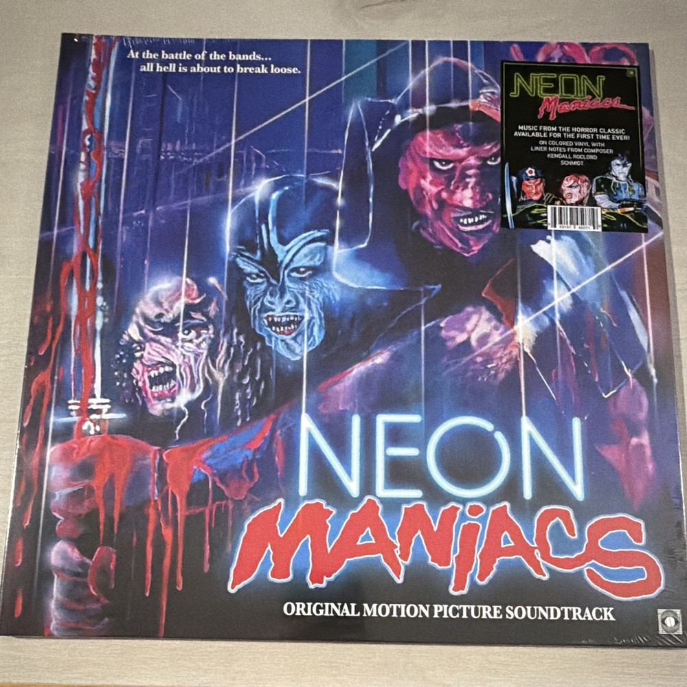 Kendall Roclord Schmidt Neon Maniacs O.S.T. Colored Vinyl LP Terror Vision