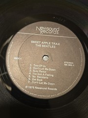 The Beatles Sweet Apple Trax Double LP Record 1975 German Error Label NR 909-1
