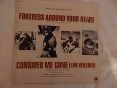 Sting “Fortress Around Your Heart” PICTURE SLEEVE! MINT! NEW!