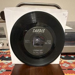 The Gold Tones Christmas Party 7″ 45RPM Black Vinyl Single Sardis Holiday