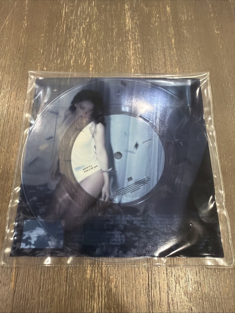 CHARLI XCX Party 4 U SEALED limited edition 7″ single Ultra Clear Vinyl RSD