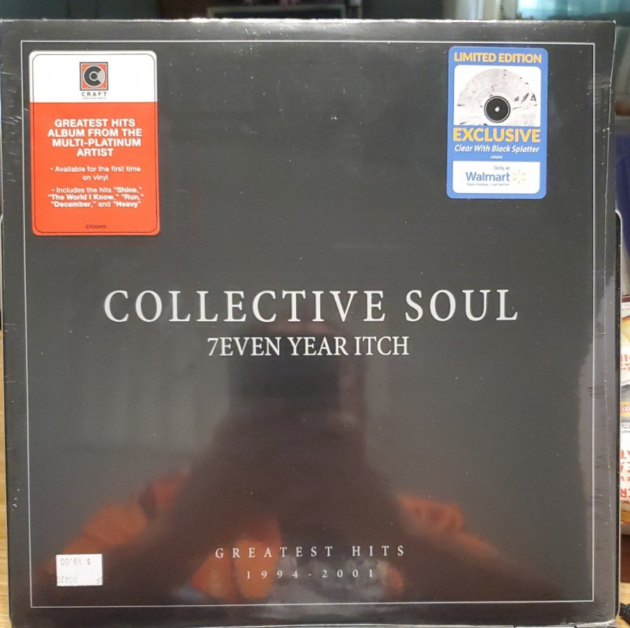 Collective Soul 7even Year Itch Greatest Hits LP Clear Marble LP SEALED NEW MINT