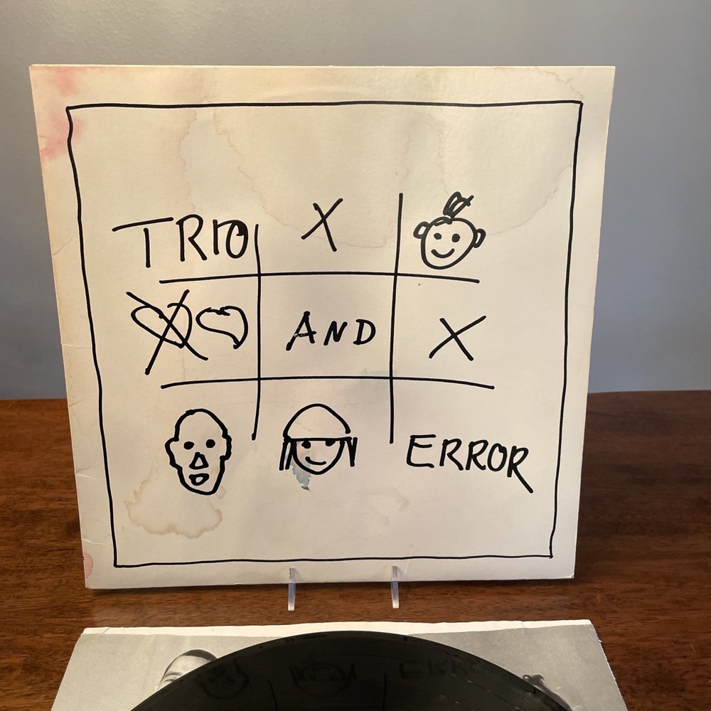 Trio X And X Error Vinyl Record VG+ * See Notes