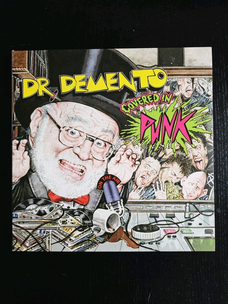 Dr DEMENTO – COVERED IN PUNK Limited Edition GREEN PINK YELLOW 3x Vinyl LP US