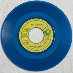 KATE BUSH -Symphony In Blue- Ultra Rare Canadian Blue Vinyl 7” Mono/Stereo Promo