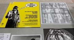 Nomeansno WHY DO THEY CALL ME MR. HAPPY? UK 1993 Vinyl LP +promo items J. BIAFRA