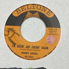 Bobby Lewis – Im Tossin and Turnin Again / Nothin But the Blues -1962 Beltone