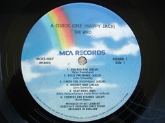 The Who ~ A Quick One (Happy Jack) / Sell Out ~ Vintage LP w/CD MCA2-4067