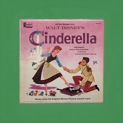 Walt Disney Cinderella Original Motion Picture Vinyl Disney DQ 1207 1963