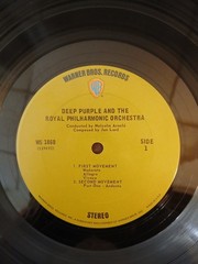 Deep Purple “Royal Philharmonic” Lp. MINT VINYL EX COVER 1ST 1970 WARNERS #1860