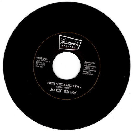 JACKIE WILSON Pretty Little Angel Eyes – New Northern Soul 45 (Sonic Wax) 7″ 60s
