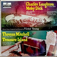 Moby Dick Treasure Island Charles Laughton 1965 Vinyl Decca DL 9071 BRAND NEW!