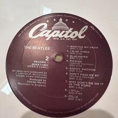 THE BEATLES WHITE ALBUM SEBX-11841 1978 2LP WHITE VINYL CAPITAL PHOTOS/ No Cover