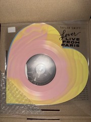 Taylor Swift ‘Lover’ Live From Paris Heart-Shaped 8” Vinyl Record