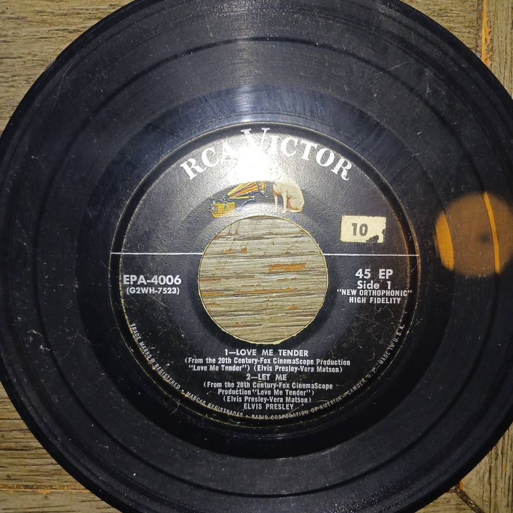 vintage rca elvis presley 45 rpm records