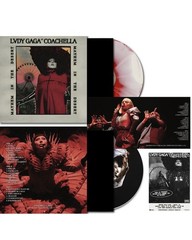 Lady Gaga – Mayhem In The Desert Live At Coachella LP Red White Vinyl New Sealed