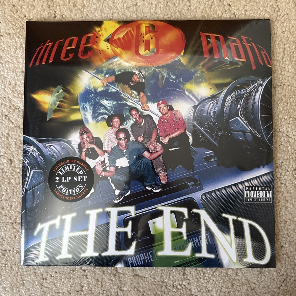 Three 6 Mafia – End (Vinyl 2LP Record) Translucent Orange