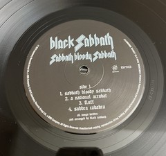 Sabbath Bloody Sabbath by Black Sabbath (Record, 2015) AS IS see photos