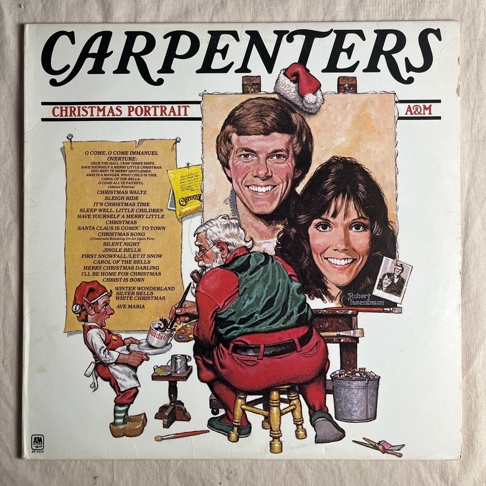 CARPENTERS Christmas Portrait 1984 Vinyl LP A&M Records SP-3210 – VG+