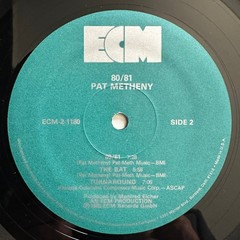 Pat Metheny 80/81 Vinyl 2LP 1980 ECM Records Fusion Contemporary Jazz